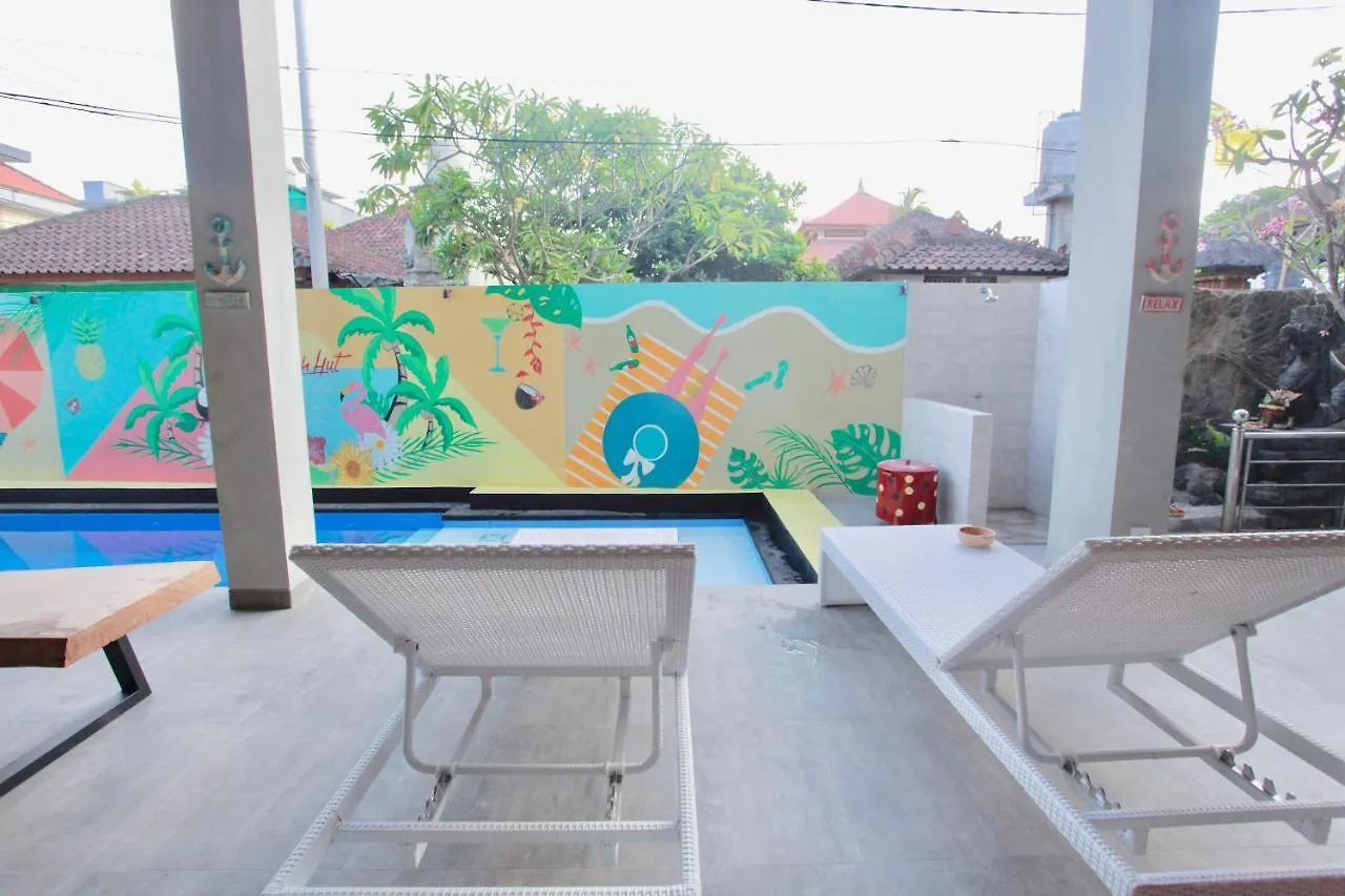 Beach Hut Hostel Kuta Lombok Indonesien